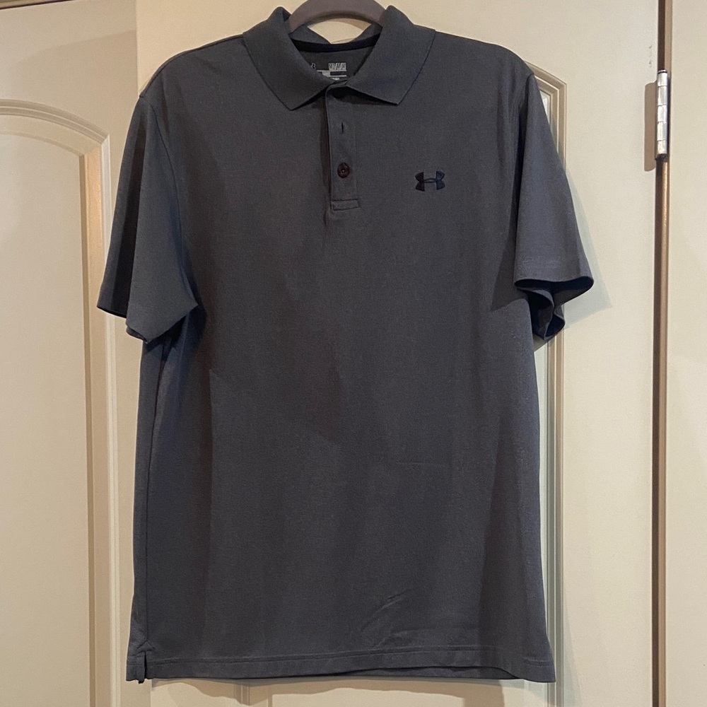 Under Armour Men’s Dark Charcoal Polo